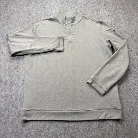 Onward Reserve 1/4 Zip Pullover Men L Gray Performance Stretch Lightweight - Picture 2 of 15